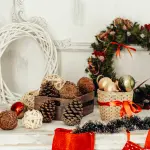 Ghirlande natalizie shabby chic fai da te